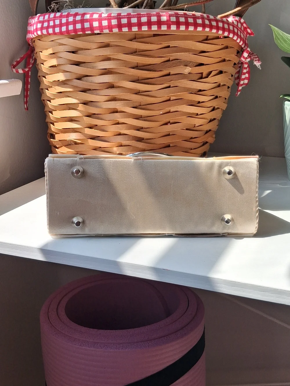 Vintage Style Mod Genuine Mother-of-Pearl Mosaic Clutch / Evening Bag